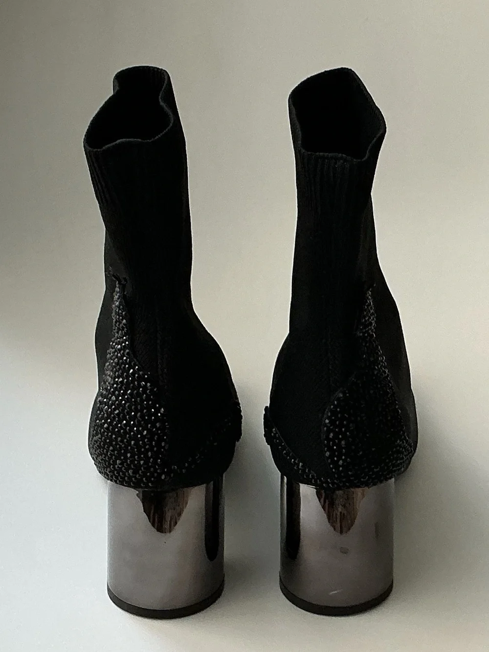 Staccato Women's Black Stretch Sock Booties